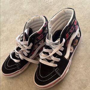 Vans Black and White High-Top Sneakers